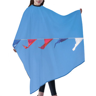 Personality  Bunting Flags On The Sky Background Hair Cutting Cape