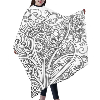 Personality  Mandala Adult Coloring Pages Hair Cutting Cape