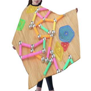 Personality  Magnets Toy For Child Brain Development On Wood Board Hair Cutting Cape