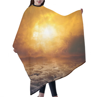 Personality  Dramatic Nature Background Hair Cutting Cape