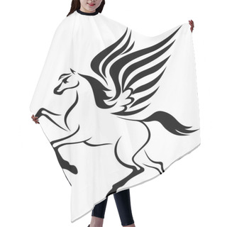 Personality  Pegasus Horse With Wings Hair Cutting Cape