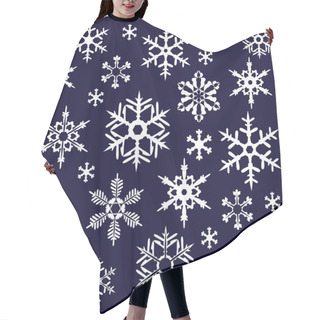 Personality  Various Snowflakes Hair Cutting Cape