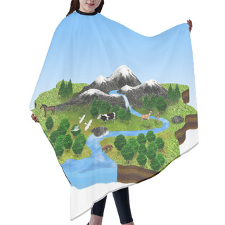 Personality  Natural Resources, Flora And Fauna Hair Cutting Cape