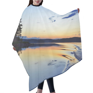 Personality  Sunset On The Lake Hair Cutting Cape