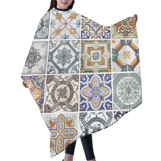 Personality  Lisbon Tiles Hair Cutting Cape