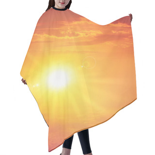 Personality  Summer Sunset Hair Cutting Cape