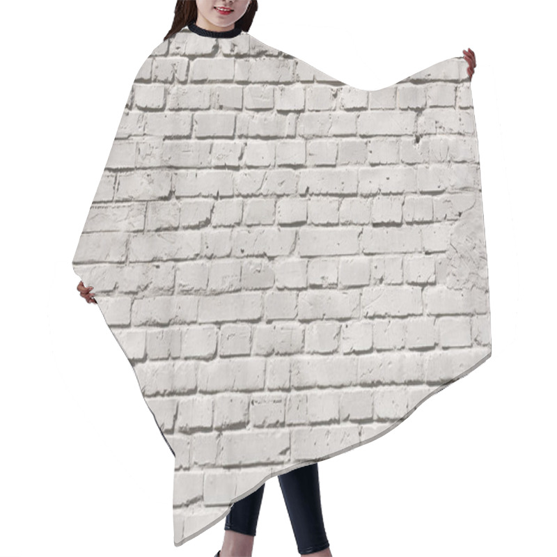 Personality  White Brick Wall Background Hair Cutting Cape