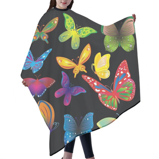 Personality  Set Of Butterflys Hair Cutting Cape