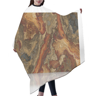 Personality  Multicolor Marble Tile Texture Hair Cutting Cape