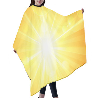 Personality  Sunny Background Hair Cutting Cape