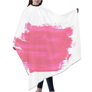 Personality  Smudged Splash Of Paint Isolated Hair Cutting Cape
