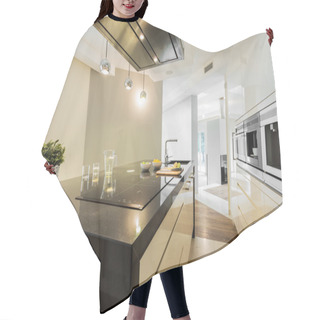 Personality  Countertop In Designer Kitchen Hair Cutting Cape
