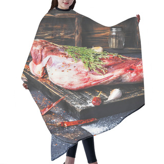 Personality  Raw Meat Mutton Hair Cutting Cape