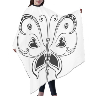 Personality  Abstract  Decorative Butterfly. Hair Cutting Cape