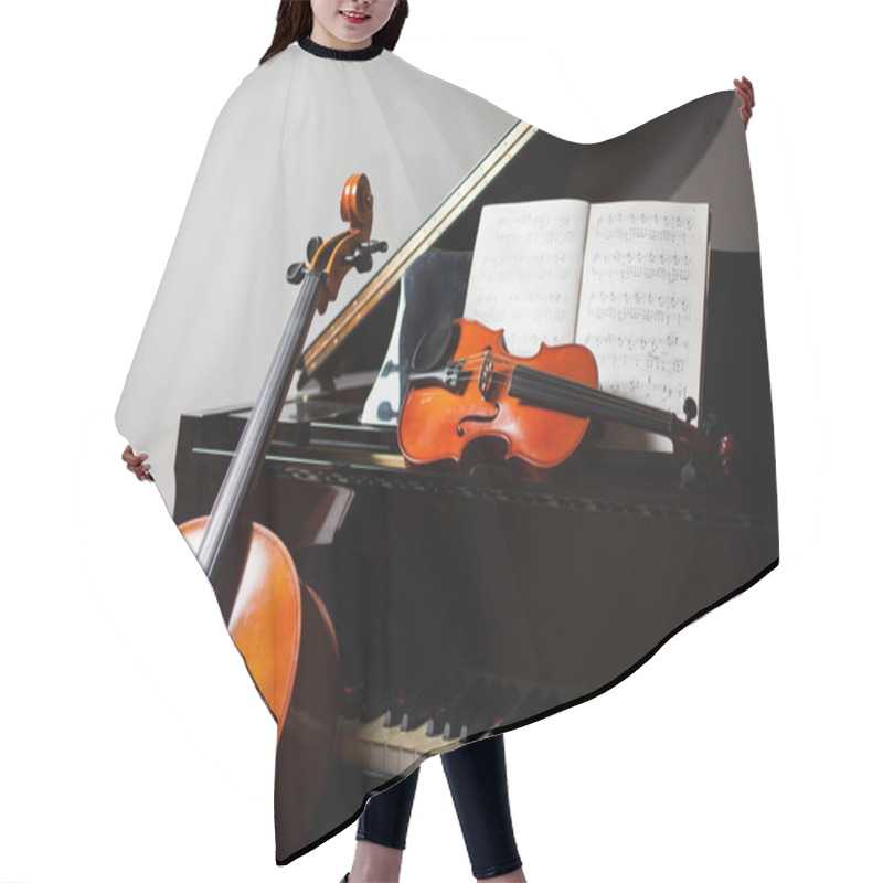 Personality  Classical Music Concept Hair Cutting Cape