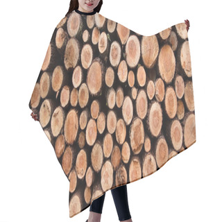 Personality  Timber Background Hair Cutting Cape
