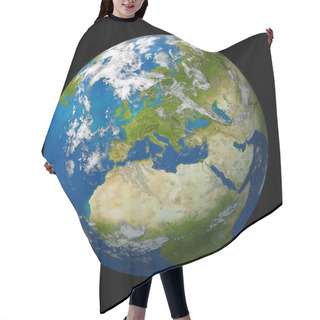 Personality  Planet Earth Featuring Europe And European Union Hair Cutting Cape