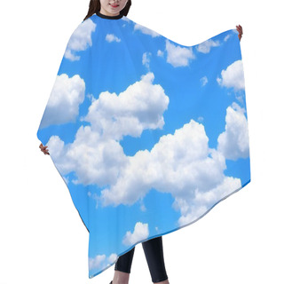 Personality  White Clouds In The Sky  Hair Cutting Cape