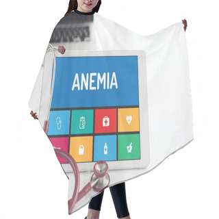 Personality  HEALTH CONCEPT: ANEMIA Hair Cutting Cape
