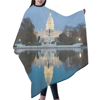 Personality  View On Capitol In Washington DC On Dusk Hair Cutting Cape