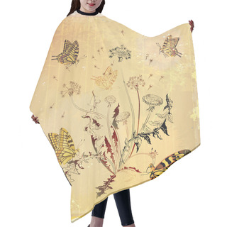 Personality  Background With Butterflies Hair Cutting Cape