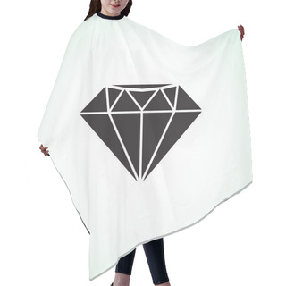 Personality  Diamond Web Icon, Luxury Concept Hair Cutting Cape