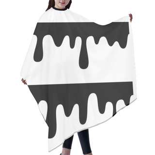 Personality  Melted Chocolate Drips Seamless Elements Hair Cutting Cape