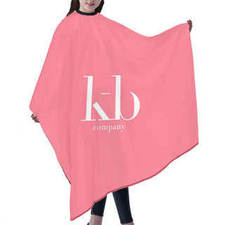 Personality  K & B Letter Logo    Hair Cutting Cape