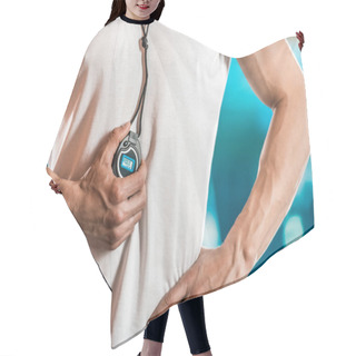 Personality  Swim Trainer With Stopwatch  Hair Cutting Cape
