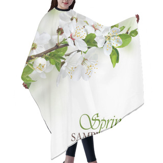 Personality  Spring Flowers Design Border Background Hair Cutting Cape