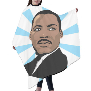 Personality  Martin Luther King 2 Hair Cutting Cape