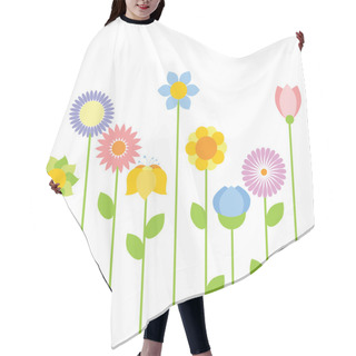 Personality  Blooming Summer Flowers Hair Cutting Cape