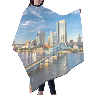 Personality  Jacksonville, Florida, USA Downtown City Skyline Hair Cutting Cape