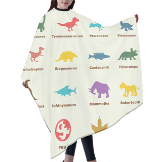 Personality  Dinosaur Elements Hair Cutting Cape