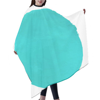 Personality  Turquoise Watercolor For Web Hair Cutting Cape