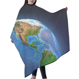 Personality  Planet Earth Landforms Hair Cutting Cape