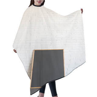 Personality  Blackboard In Wooden Frame Hair Cutting Cape