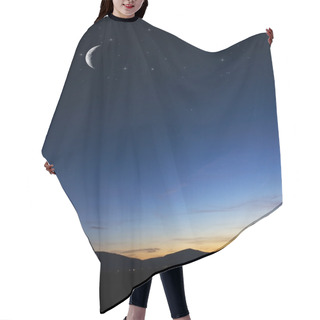Personality  Night Background Hair Cutting Cape