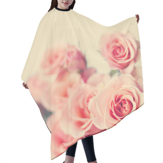 Personality  Pink Spring Roses Hair Cutting Cape
