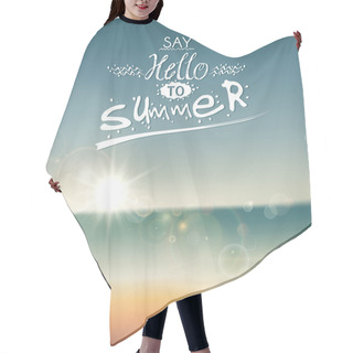 Personality  Say Hello To Summer Hair Cutting Cape