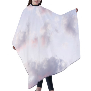 Personality   Clouds On Blue Sky Natural Background Hair Cutting Cape