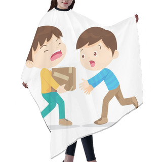 Personality  Carrying A Heavy Load Hair Cutting Cape