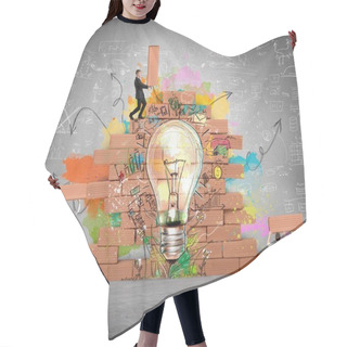 Personality  Bulding A New Creative Idea Hair Cutting Cape