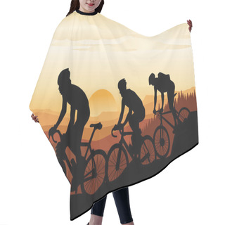 Personality  Mountain Bikers Hair Cutting Cape