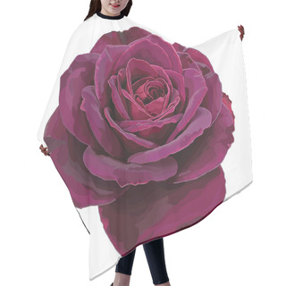Personality  Purple Rose Vector Hair Cutting Cape