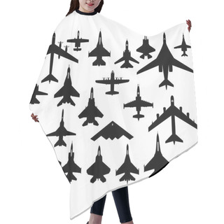 Personality  Military Aircraft Hair Cutting Cape