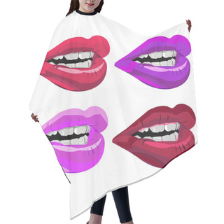 Personality  Vector, Lipstick, Red, Lips, Mouth, Female, Illustration, Makeup, Desire, Beauty Hair Cutting Cape