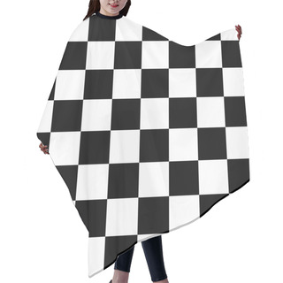 Personality  Chess Board Background Hair Cutting Cape