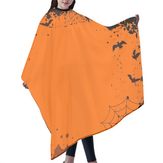 Personality  Halloween Background With Place For Your Hair Cutting Cape