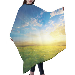 Personality  Spring Sunset Hair Cutting Cape